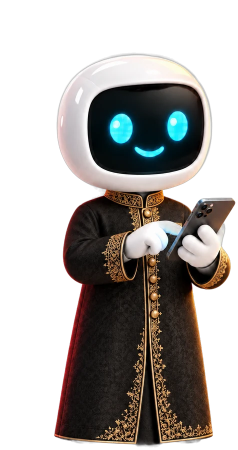 AI assistant mascot, South Asia edition
