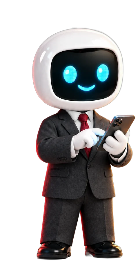 AI assistant mascot, Europe & Americas edition